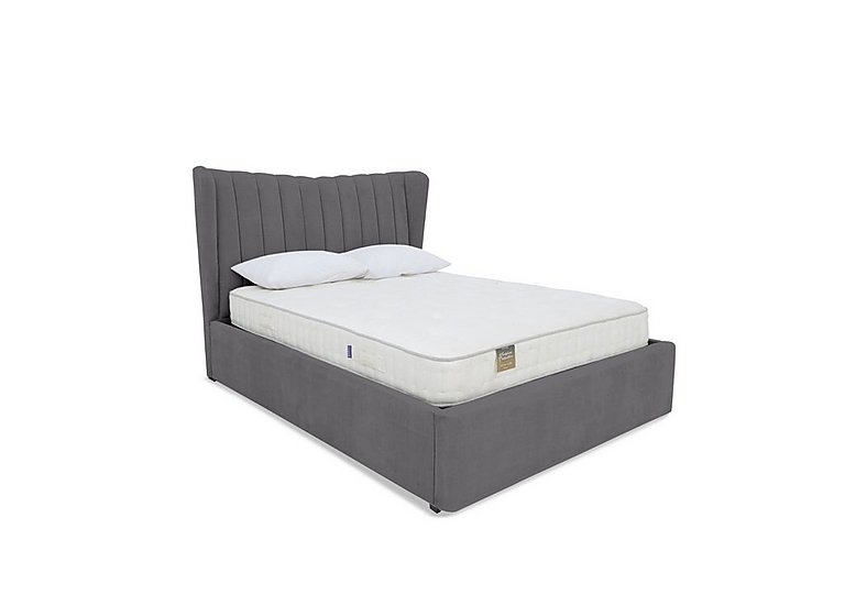 Highgrove - Bourne Electric Ottoman Bed Frame - Super King - Plush Arctic Grey