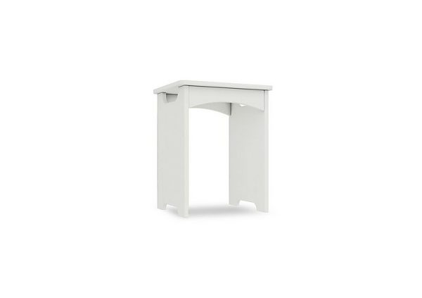 London Bedrooms  Castle Dressing Table Stool  Frost | Bed Sava