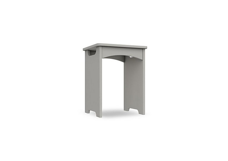 London Bedrooms - Castle Dressing Table Stool - Grey