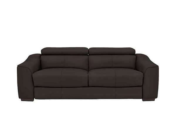 Elixir 3 Seater NC Leather Sofa | Bed Sava