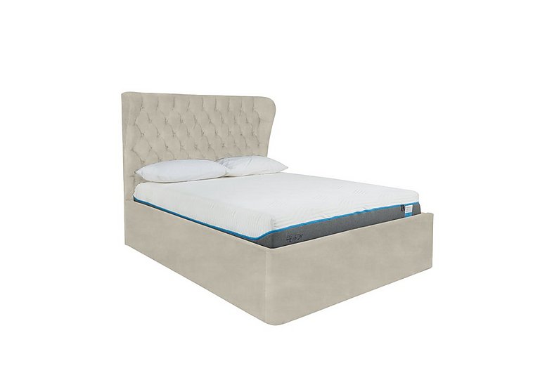 Kendall Ottoman Bed Frame - Super King - Savannah Almond