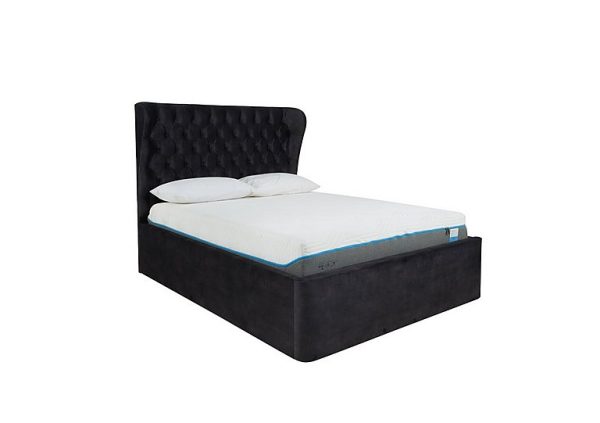 Kendall Ottoman Bed Frame  Double  Sanderson Coal | Bed Sava