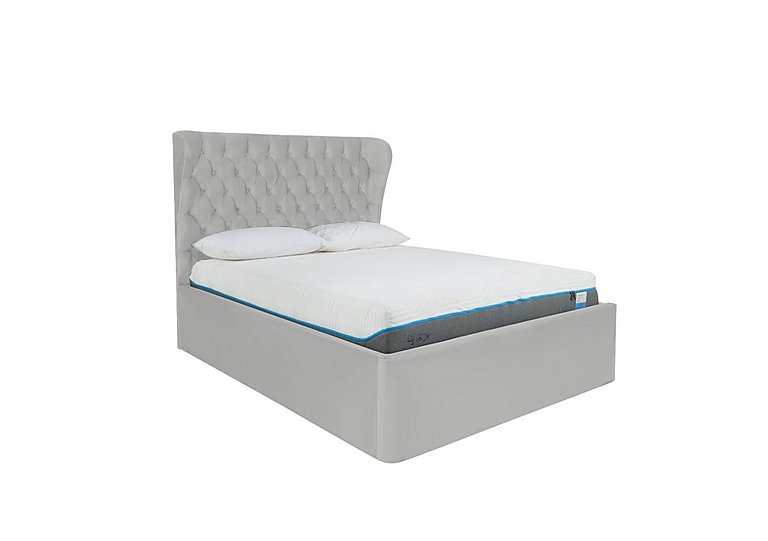 Kendall Ottoman Bed Frame - Super King - Velvet Silver