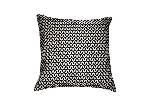 Oslo Large Cushion  Black | Bed Sava