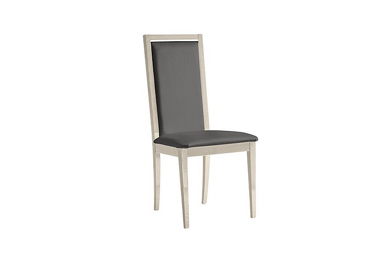 Palazzo Roma Dining Chair in Sand Birch - Aquos Dark Grey