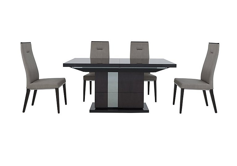 ALF - Avellino Extending Dining Table and 4 Chairs - 210-cm