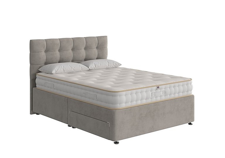 The Handmade Bed Company - Boutique Ortho Divan Set With No Storage - Double - Ribelle Shadow
