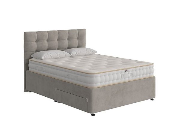 The Handmade Bed Company  Boutique Ortho Divan Set With No Storage  Super King  Ribelle Shadow | Bed Sava