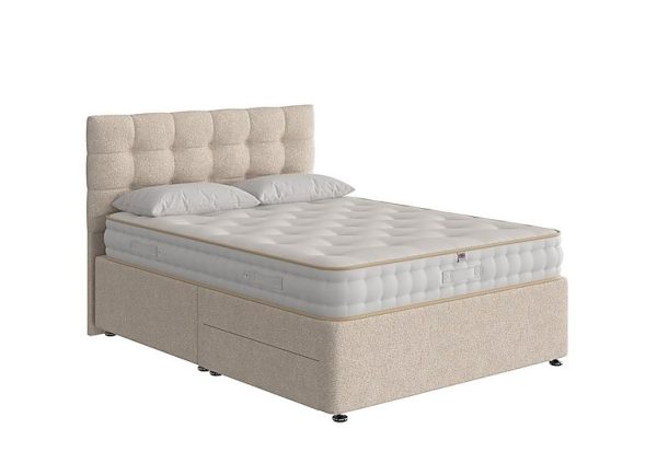 The Handmade Bed Company  Boutique Ortho Divan Set With No Storage  Double  Teddy Mink | Bed Sava