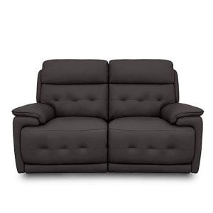 Brescia NC Leather 2 Seater Sofa | Bed Sava