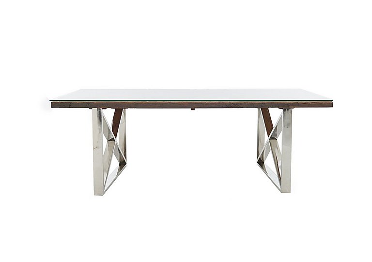 Chennai Dining Table with X-Shaped Legs - 180-cm