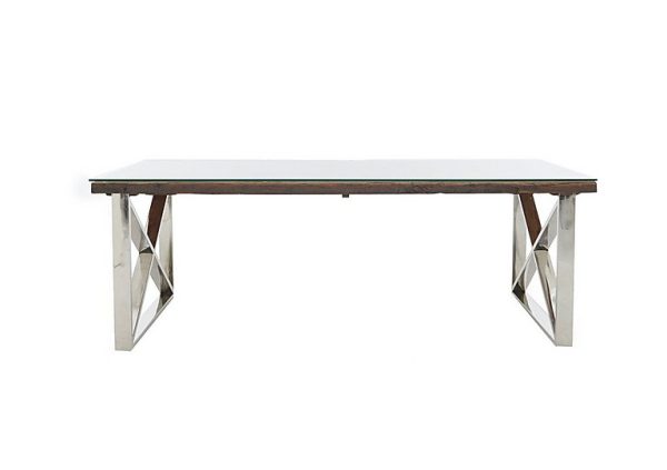 Chennai Dining Table with X Shaped Legs  220 cm | Bed Sava