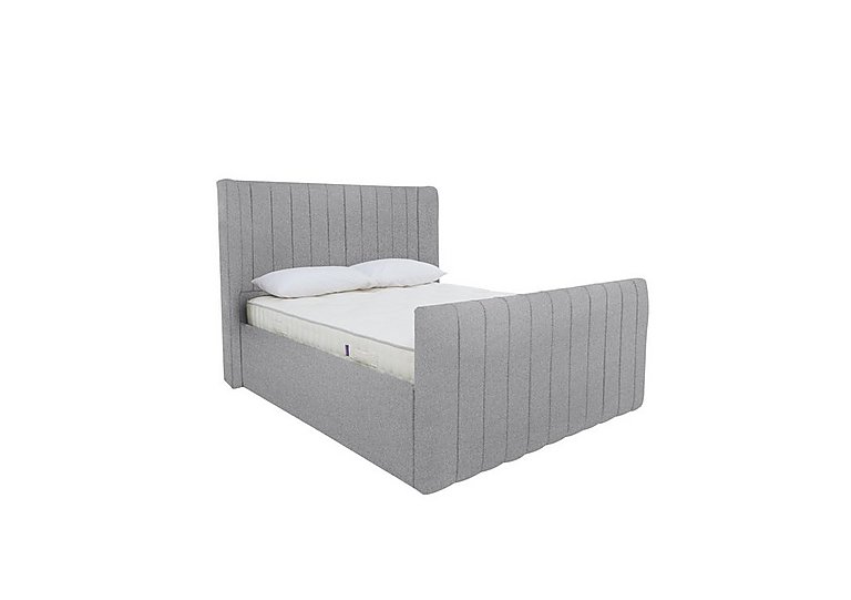 Eira High Foot End Ottoman Bed Frame - Double - Gatsby Mountain Haze