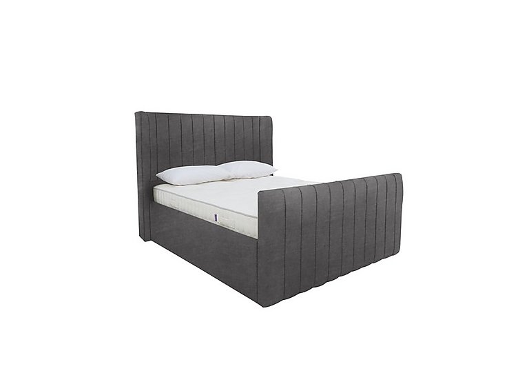 Eira High Foot End Ottoman Bed Frame - Super King - Sanderson Coal