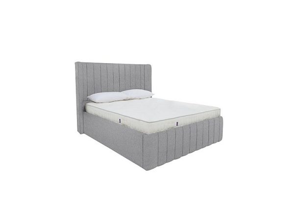 Eira Low Foot End Ottoman Bed Frame  Double  Gatsby Mountain Haze | Bed Sava