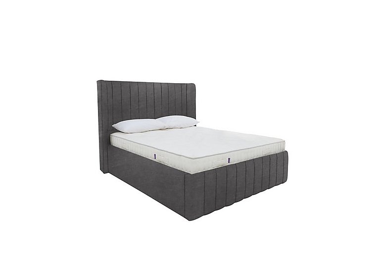 Eira Low Foot End Ottoman Bed Frame - Double - Sanderson Coal