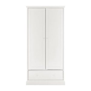 Faye Double Wardrobe  White | Bed Sava