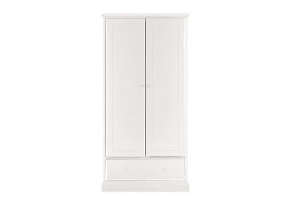 Faye Double Wardrobe  White | Bed Sava