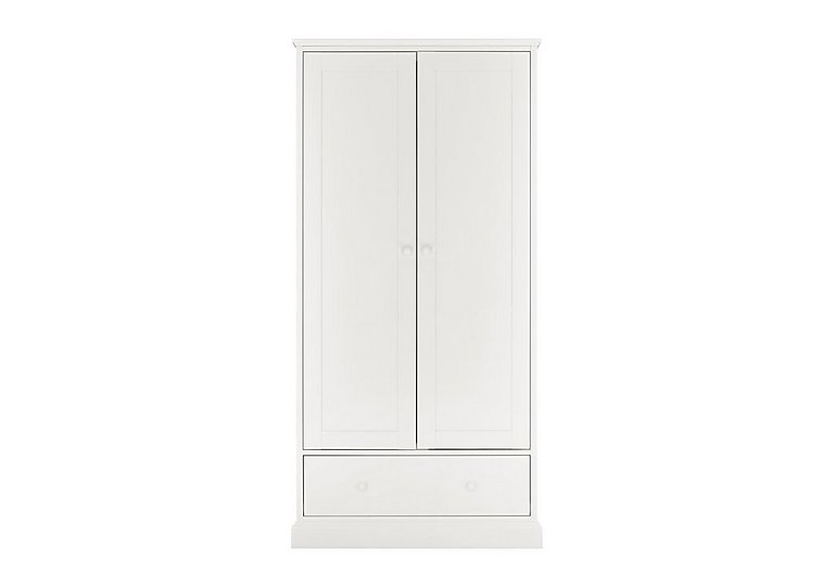 Faye Double Wardrobe - White
