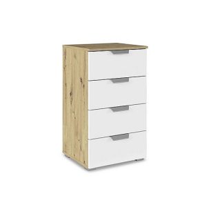 Rauch  Freja 4 Drawer Decor Chest of Drawers  Alpine White | Bed Sava