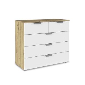 Rauch  Freja 2+3 Decor Chest of Drawers  Alpine White | Bed Sava