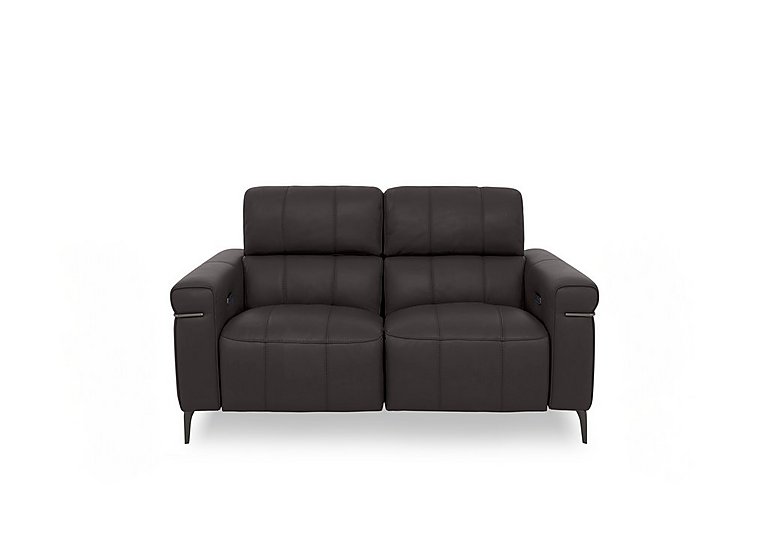 Homestage NC Leather 2 Seater Power Recliner Sofa with Power Headrests