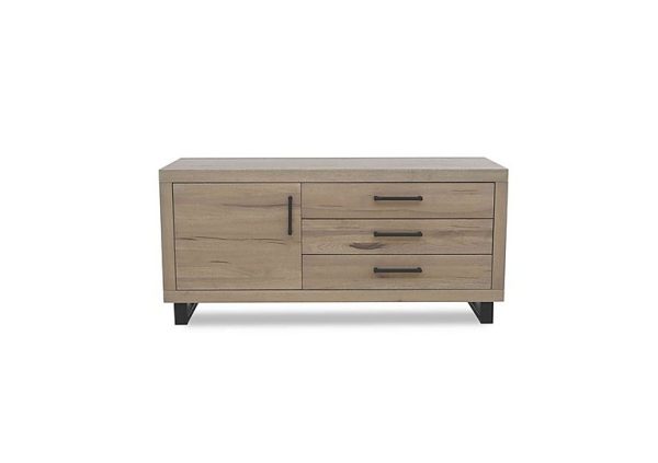 Bodahl  Loki 1 Door 3 Drawer Sideboard  Vintage Grey | Bed Sava