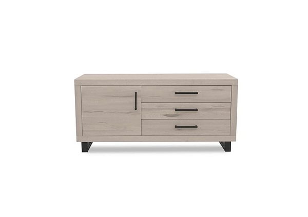 Bodahl  Loki 1 Door 3 Drawer Sideboard  White Wash | Bed Sava