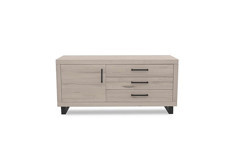 Bodahl - Loki 1 Door 3 Drawer Sideboard - White Wash