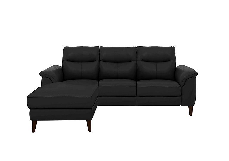 Morgan 3 Seater Leather Sofa with Left Hand Facing Chaise End