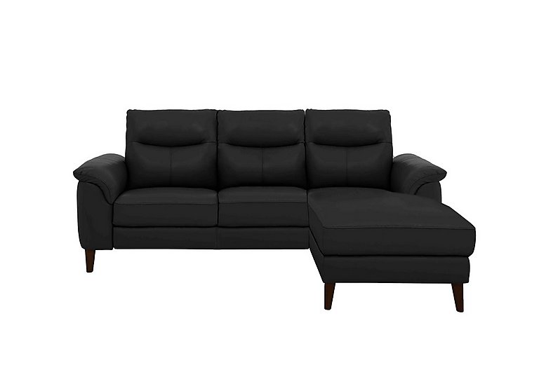 Morgan 3 Seater Leather Sofa with Right Hand Facing Chaise End