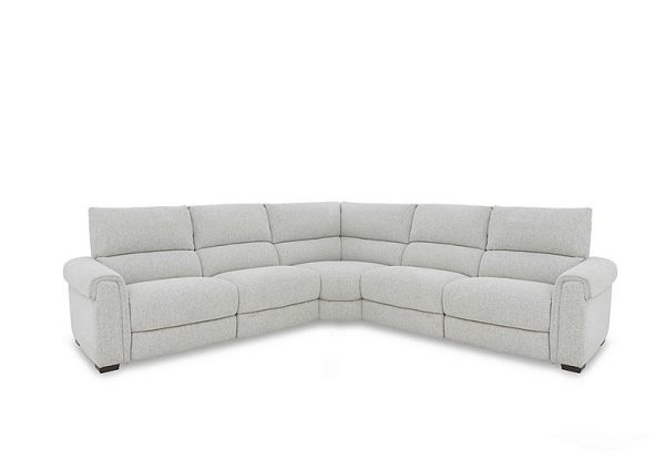 Nixon Fabric Large Corner Power Recliner Sofa | Bed Sava