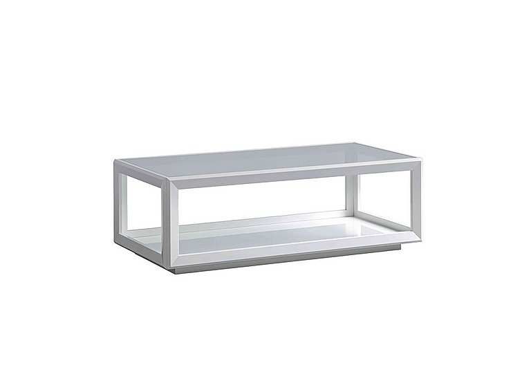 Palazzo Rectangular Coffee Table - Glossy White