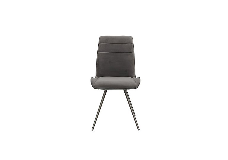 Samurai Velvet Dining Chair - Grey