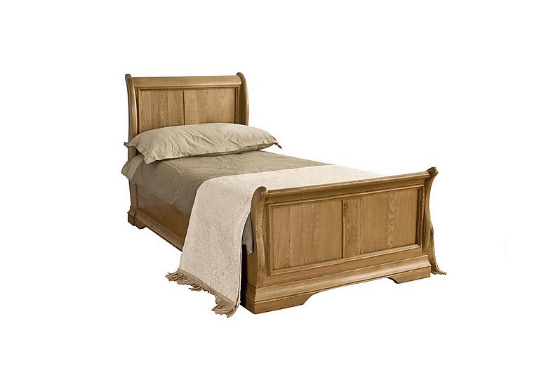 Versailles High Foot End Sleigh Bed Frame - Single