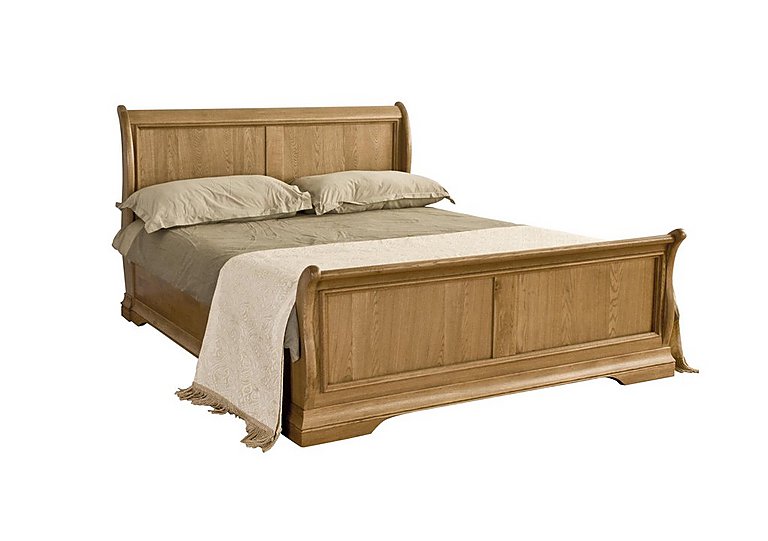 Versailles High Foot End Sleigh Bed Frame - King Size