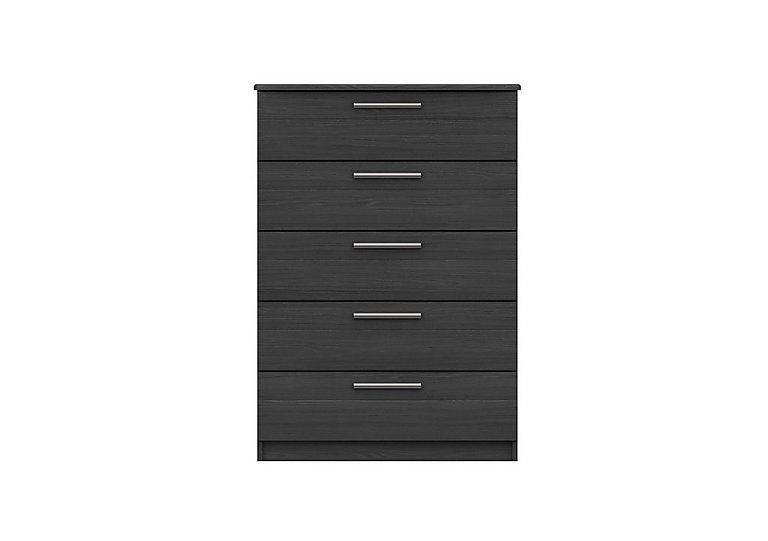 London Bedrooms - Victoria 5 Drawer Chest - Graphite