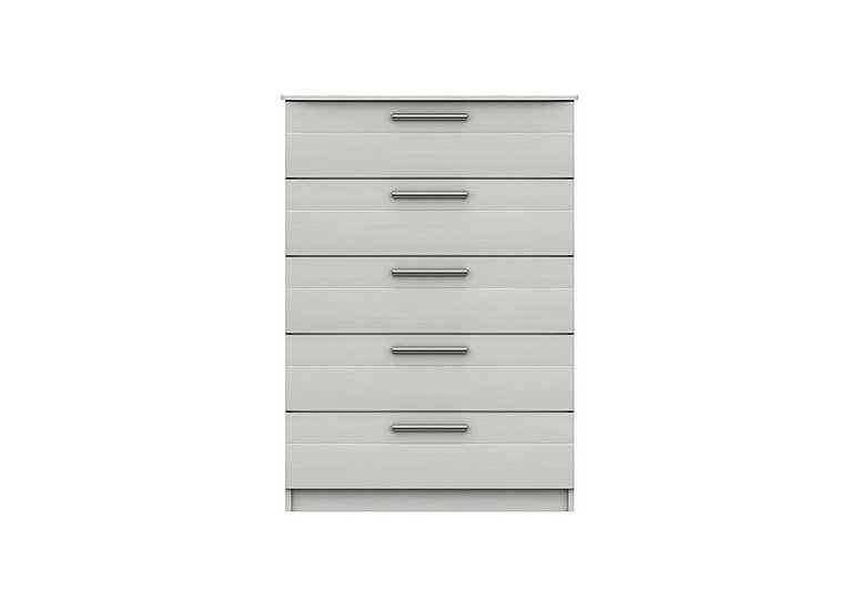 London Bedrooms - Victoria 5 Drawer Chest - White
