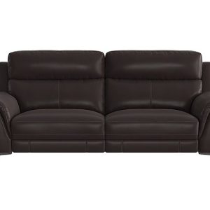 Contempo 3 Seater NC Leather Power Recliner Sofa | Bed Sava
