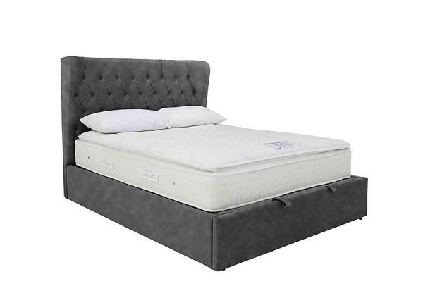 Calypso Ottoman Bed Frame  King Size  Dapple Mink | Bed Sava