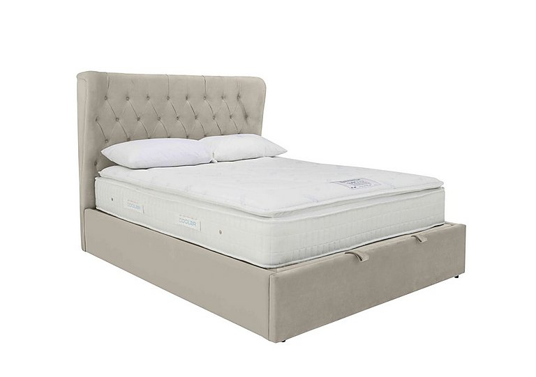 Calypso Ottoman Bed Frame - King Size - Smooth Stone