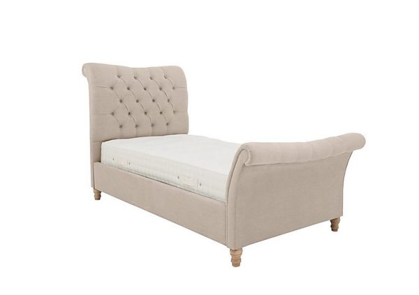Evie Bed Frame  Single  Savannah Almond | Bed Sava