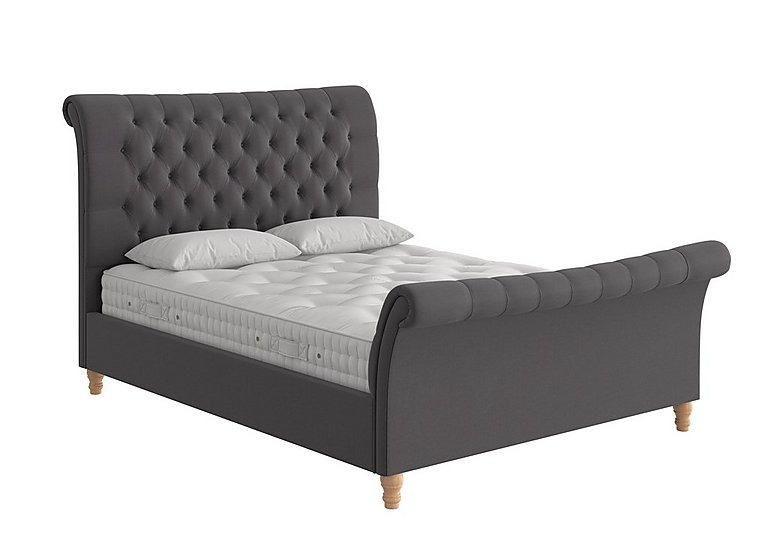 Evie Bed Frame - Small Double - Sanderson Coal