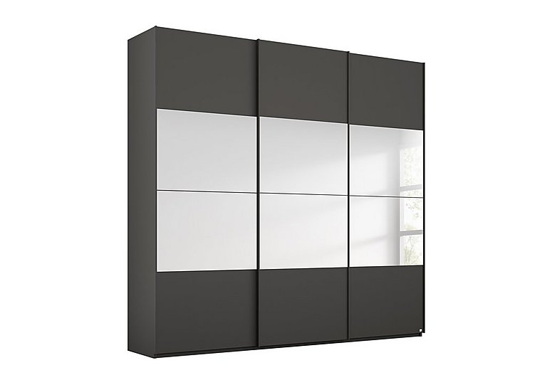 Rauch - Formes Decor 3 Door Sliding Wardrobe with Horizontal Mirrors