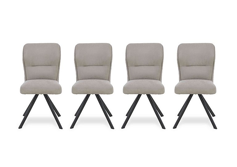 Bodahl - Loki Set of 4 Swivel Dining Chairs - Taupe