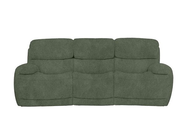 Rocco 3 Seater Fabric Power Rocker Sofa with Headrests | Bed Sava