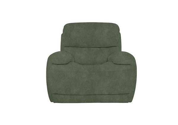 Rocco Fabric Rocker Manual Recliner Armchair with Power Headrests | Bed Sava
