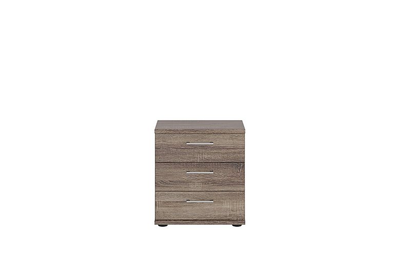 Wiemann - Oxford 3 Drawer Bedside Cabinet - Rustic Oak
