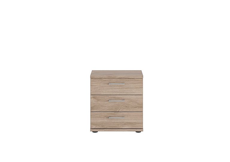 Wiemann - Oxford 3 Drawer Bedside Cabinet - Holm Oak