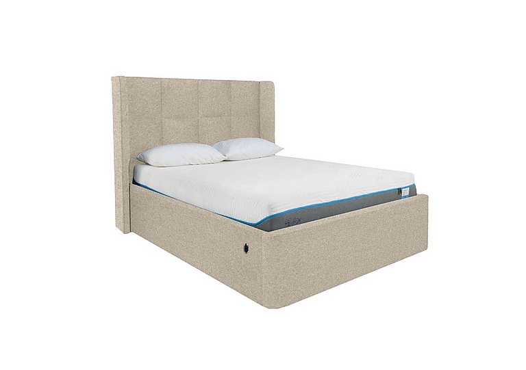 Shiva Electric Ottoman Bed Frame - Double - Gatsby Fossil Hunt